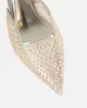 Filo Gold Woven Slingback Courts sold by Simmi London