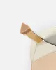 Filo Gold Woven Slingback Courts sold by Simmi London