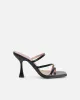 Gail Black Strappy Mules sold by Simmi London