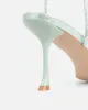 Piella Green Snake Strappy Heeled Sandals sold by Simmi London