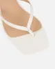 Laura Stone Toe Thong Kitten Heeled Sandals sold by Simmi London
