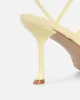 Kaleah Lemon Heeled Sandals sold by Simmi London