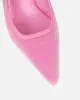 Exmoor Pink Plush Slingback Courts sold by Simmi London