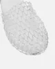 Avianna Silver Woven Mesh Sliders sold by Simmi London