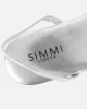 Avianna Silver Woven Mesh Sliders sold by Simmi London
