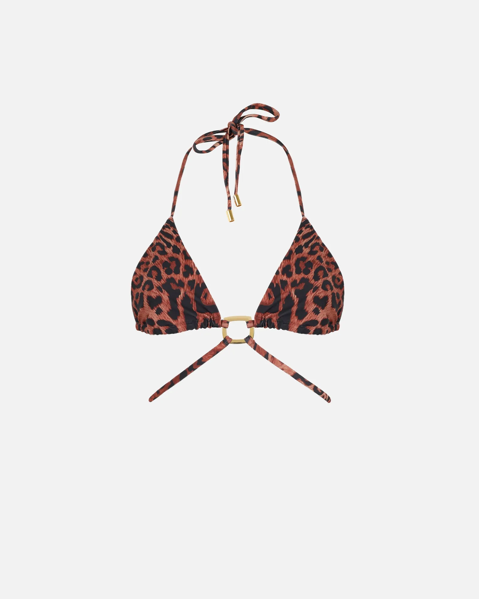 Zahra Leopard Print Trim Bikini Top sold by Simmi London product image thumbnail 5