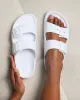 Samantha White EVA Slip on Footbed Slides sold by Simmi London