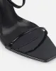 Nolan Wide Fit Black Strappy Square Toe Stiletto Heels sold by Simmi London
