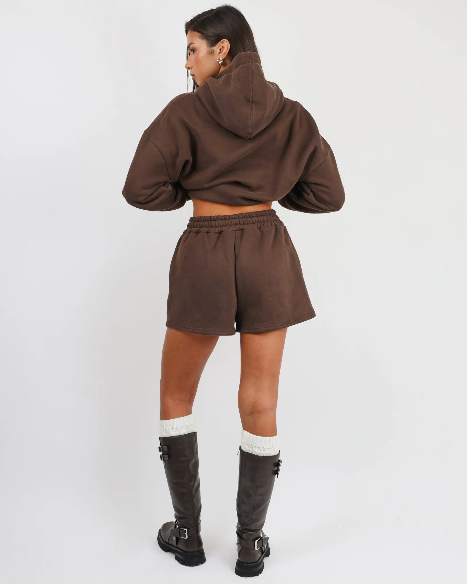 Winslow Simmi Studios Essentials Shorts in Chestnut sold by Simmi London product image thumbnail 3