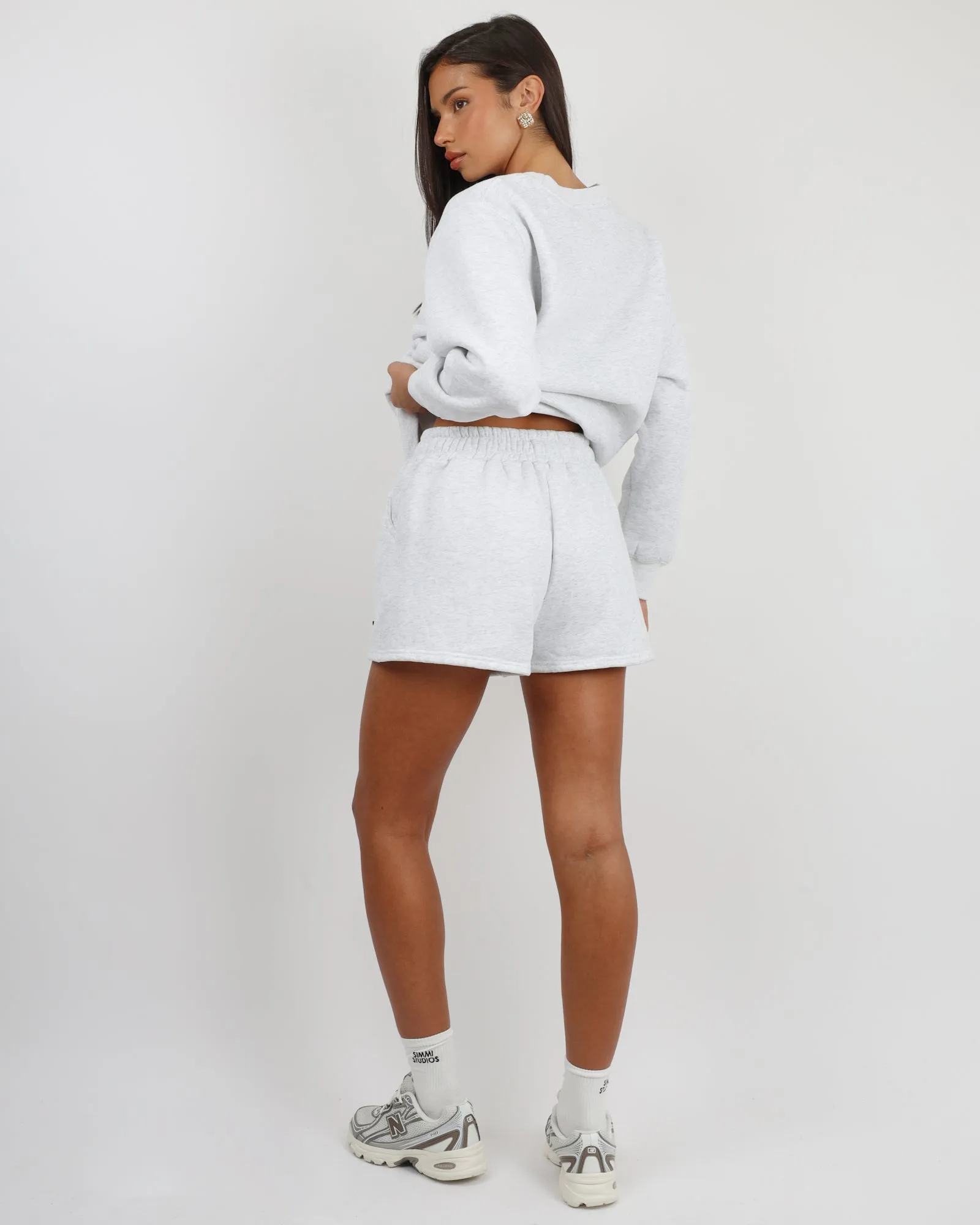 Winslow Simmi Studios Essentials Shorts in Pebble Grey sold by Simmi London product image thumbnail 3