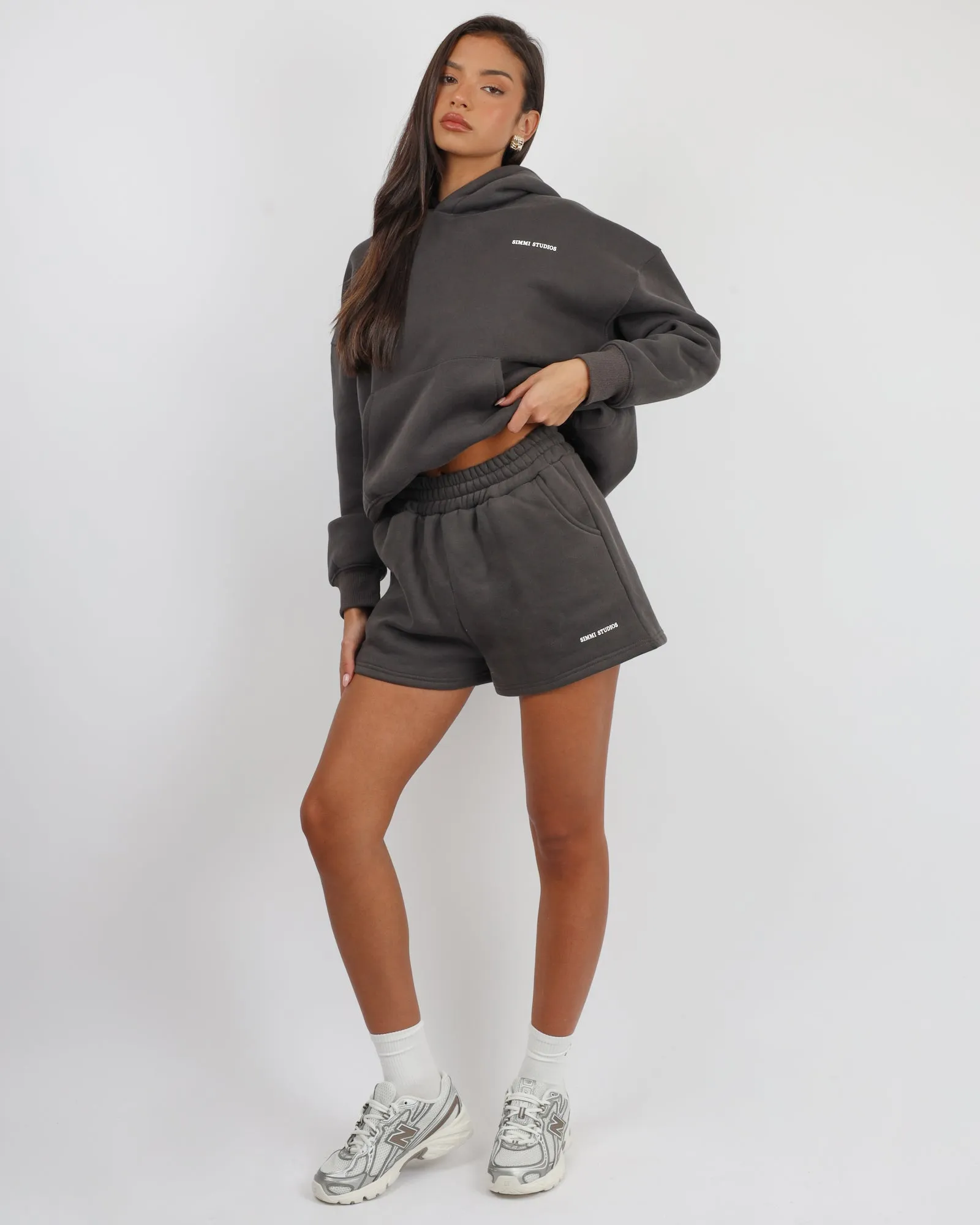 Winslow Simmi Studios Essentials Shorts in Slate sold by Simmi London product image thumbnail 2
