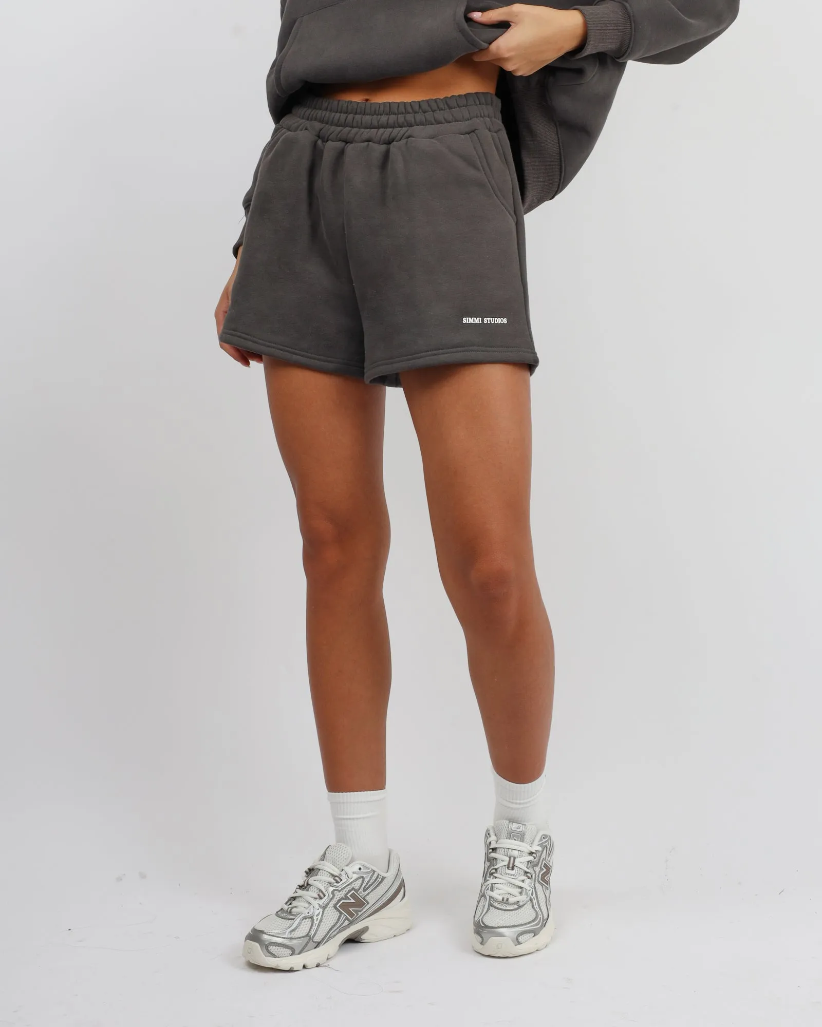 Winslow Simmi Studios Essentials Shorts in Slate sold by Simmi London product image thumbnail 4