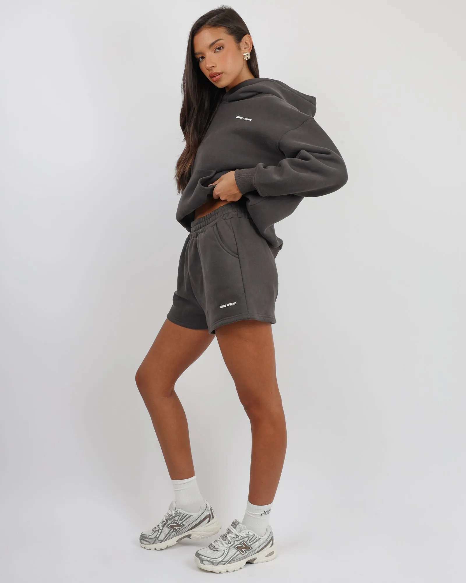 Winslow Simmi Studios Essentials Shorts in Slate sold by Simmi London product image thumbnail 3