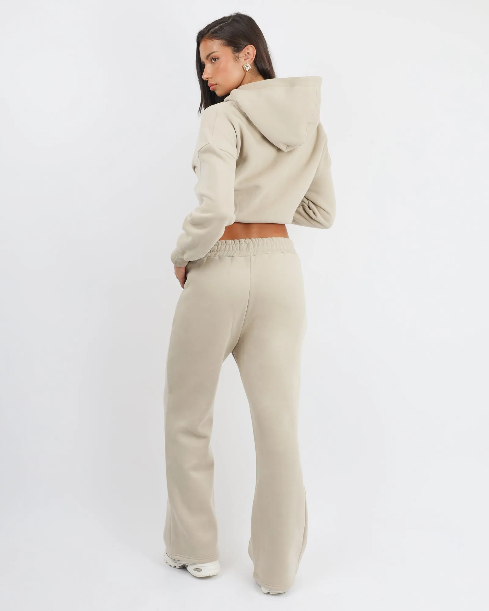 Colby Simmi Studios Essentials Flared Joggers in Cashew sold by Simmi London product image thumbnail 3