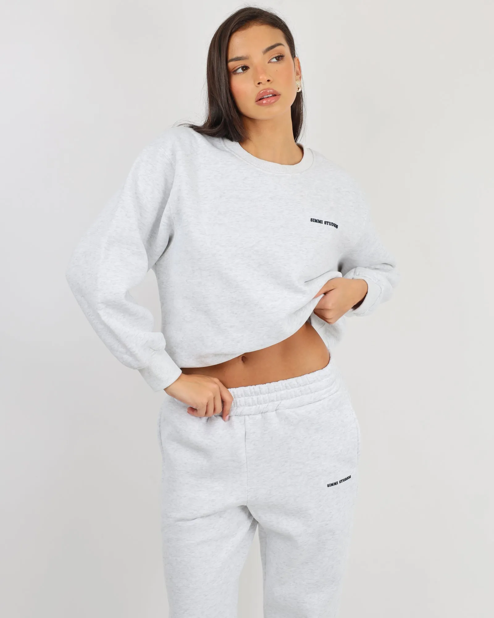Ashby Simmi Studios Essentials Sweatshirt in Pebble Grey sold by Simmi London product image thumbnail 2