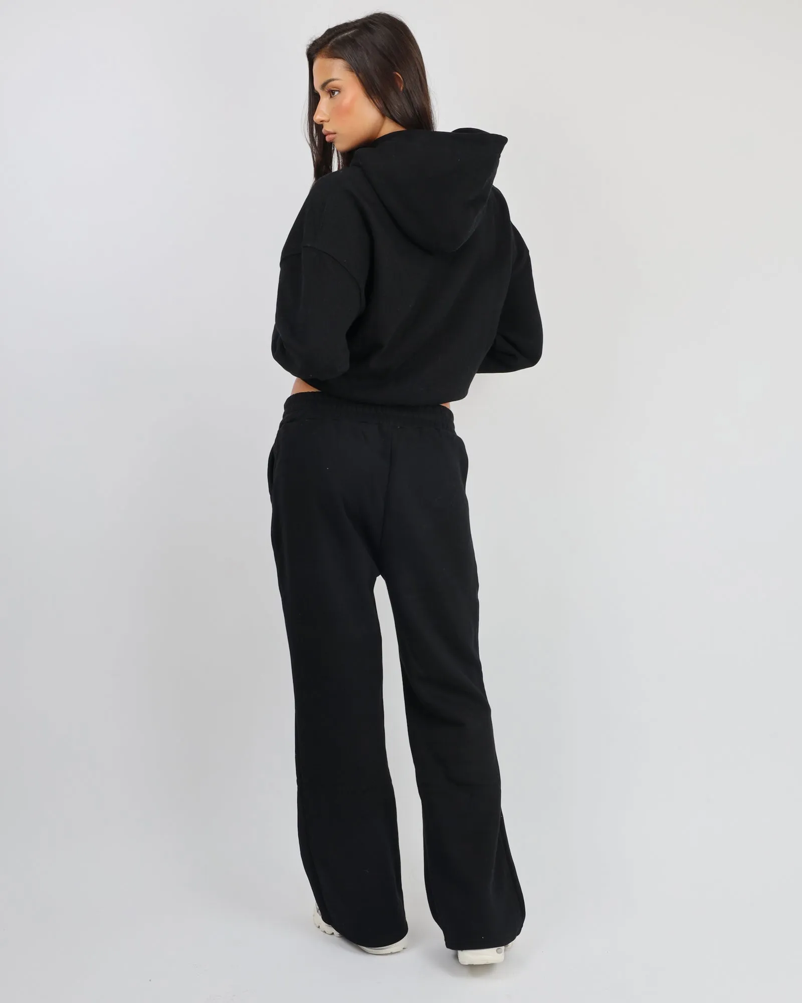 Colby Simmi Studios Varsity Flared Joggers in Black sold by Simmi London product image thumbnail 3