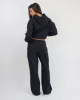 Colby Varsity Flared Joggers in Oxford Blue sold by Simmi London