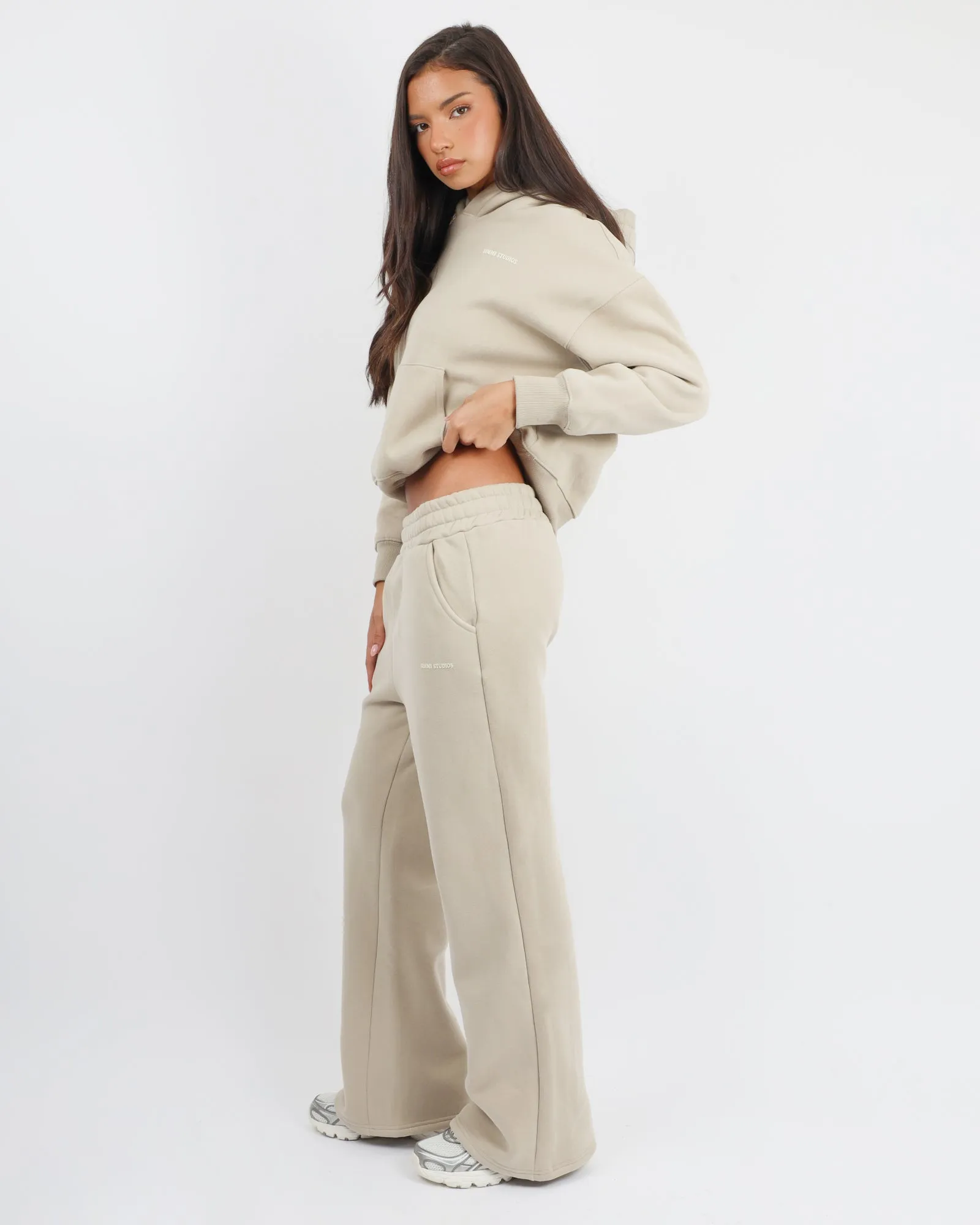 Maeve Simmi Studios Essentials Hoodie in Cashew sold by Simmi London product image thumbnail 3