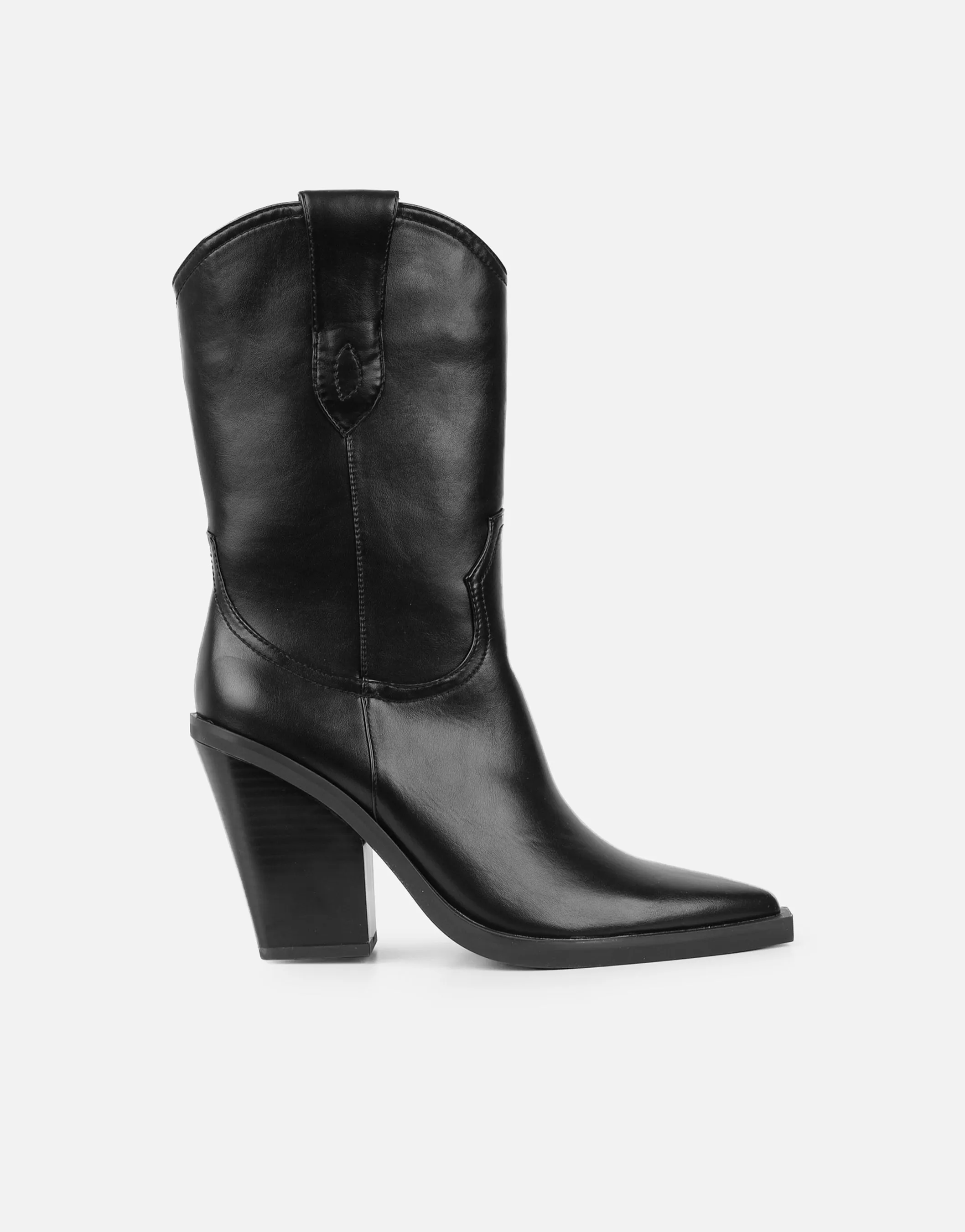 Mercy Black Western Heeled Boots sold by Simmi London product image thumbnail 2
