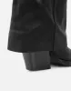 Kiarra Black Western Foldover Heeled Boots sold by Simmi London