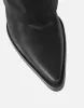 Kiarra Black Western Foldover Heeled Boots sold by Simmi London