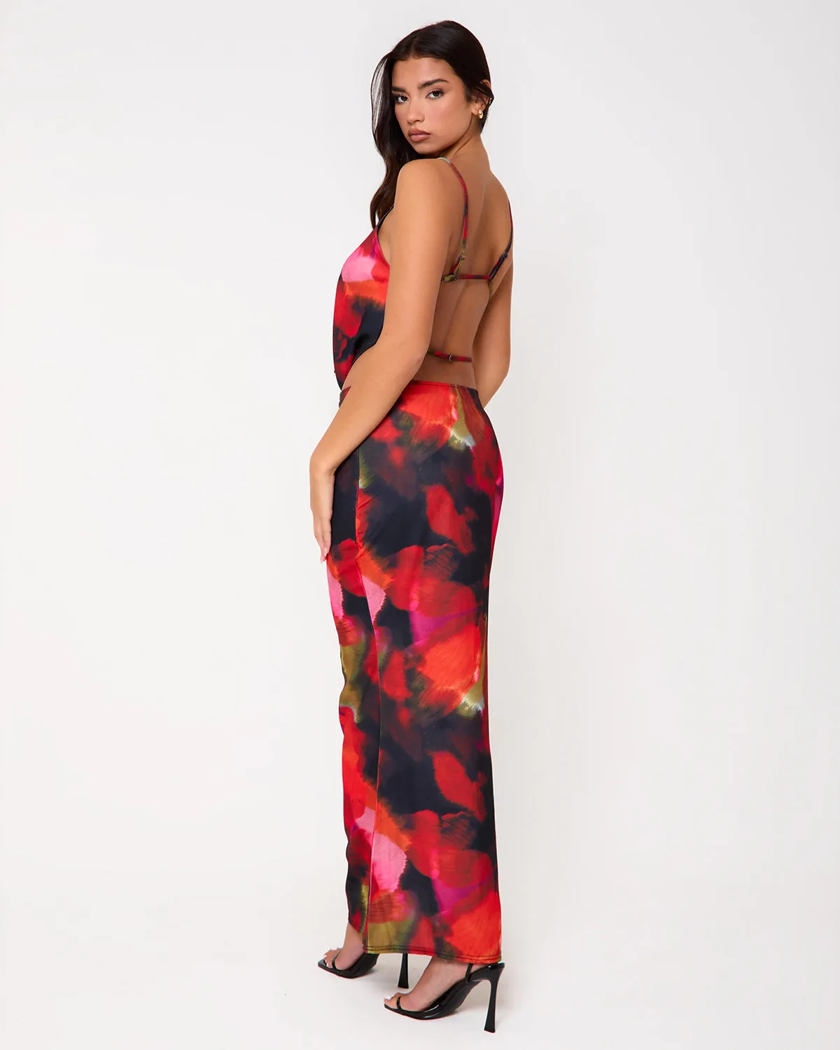 Hudson Print Cowl Neck Maxi Set sold by Simmi London product image thumbnail 4