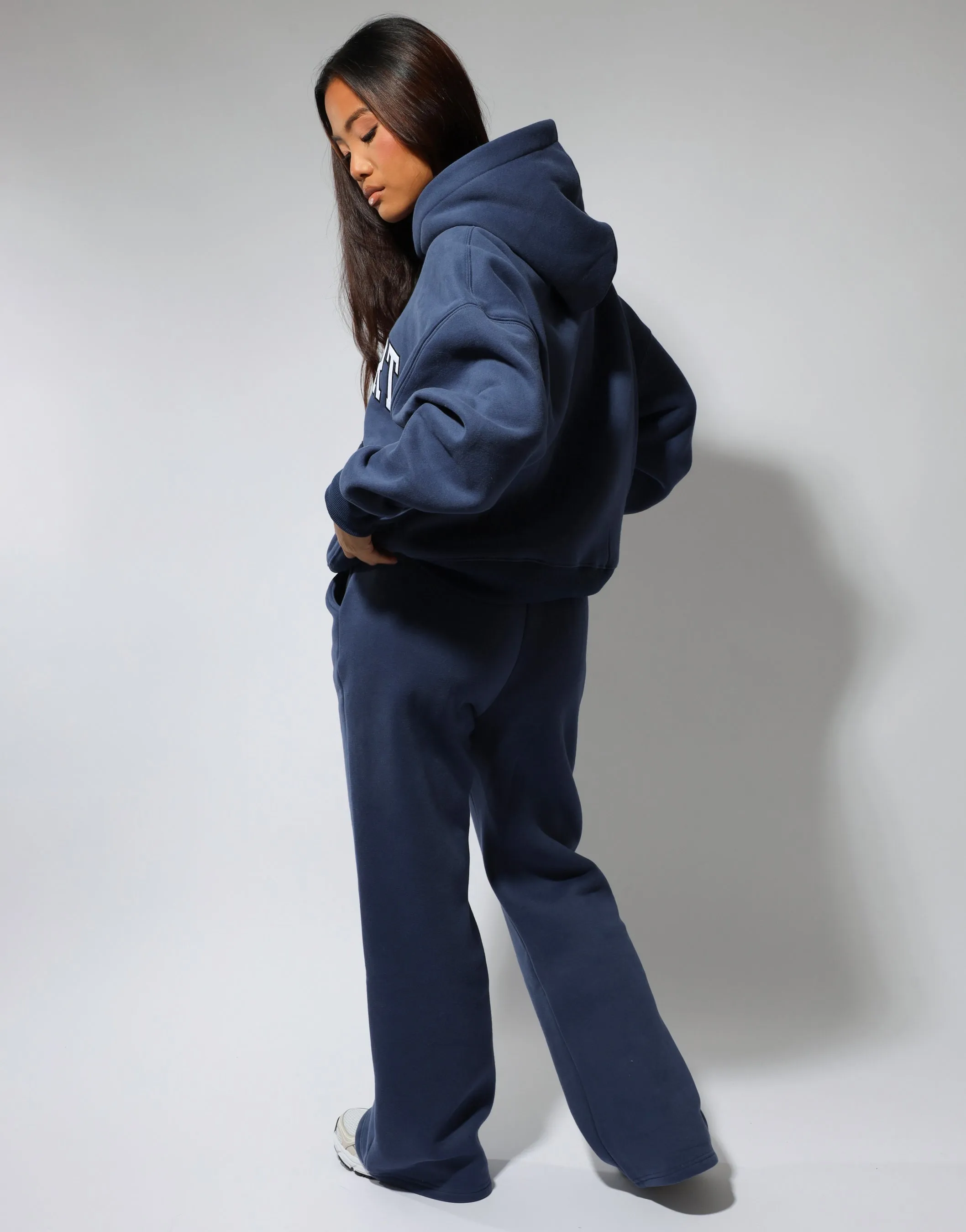 Maeve Simmi Studios SL Sport hoodie in vintage blue sold by Simmi London product image thumbnail 4