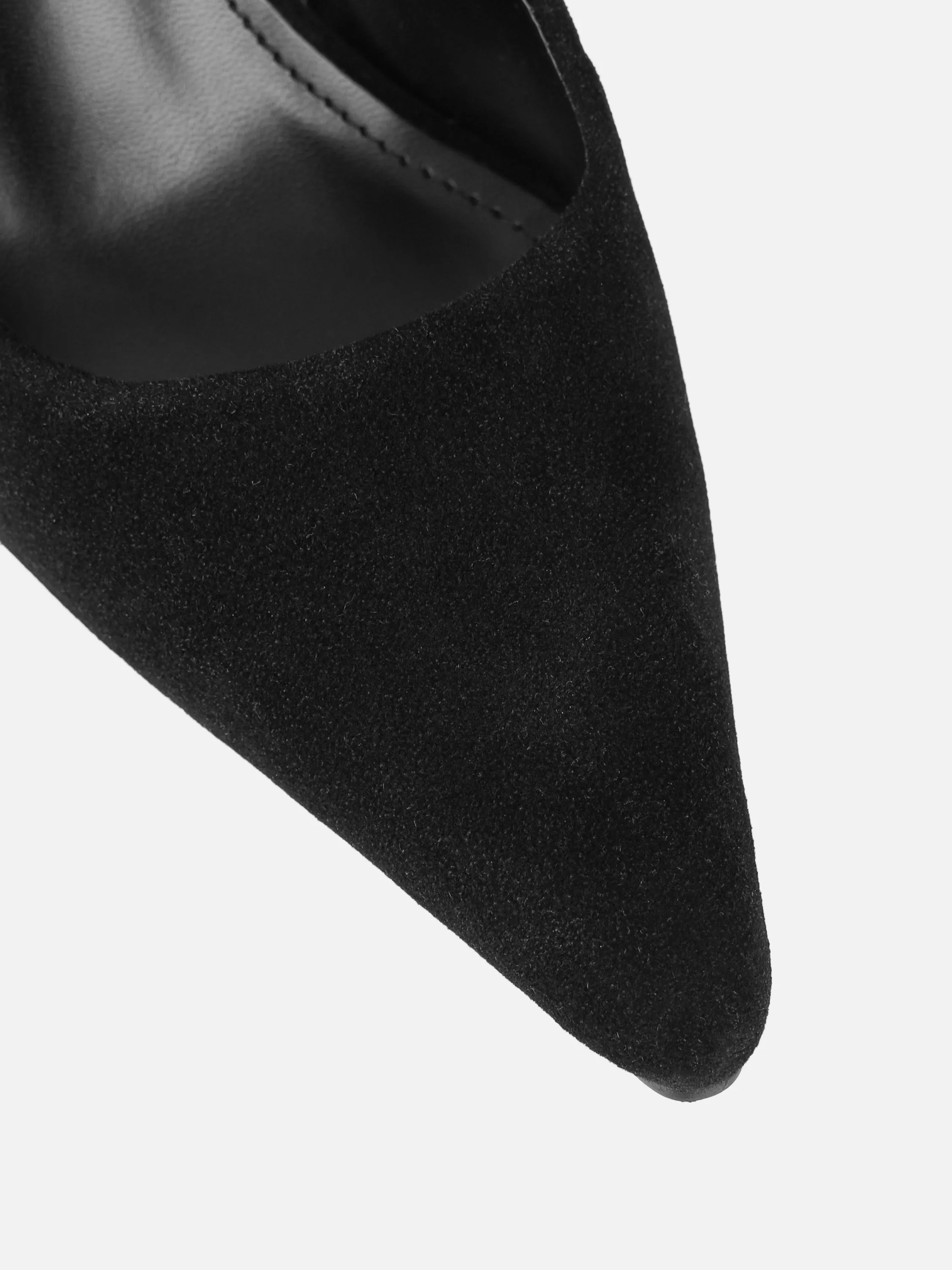 Emarra Black Suede Slingback Court Shoes sold by Simmi London product image thumbnail 4