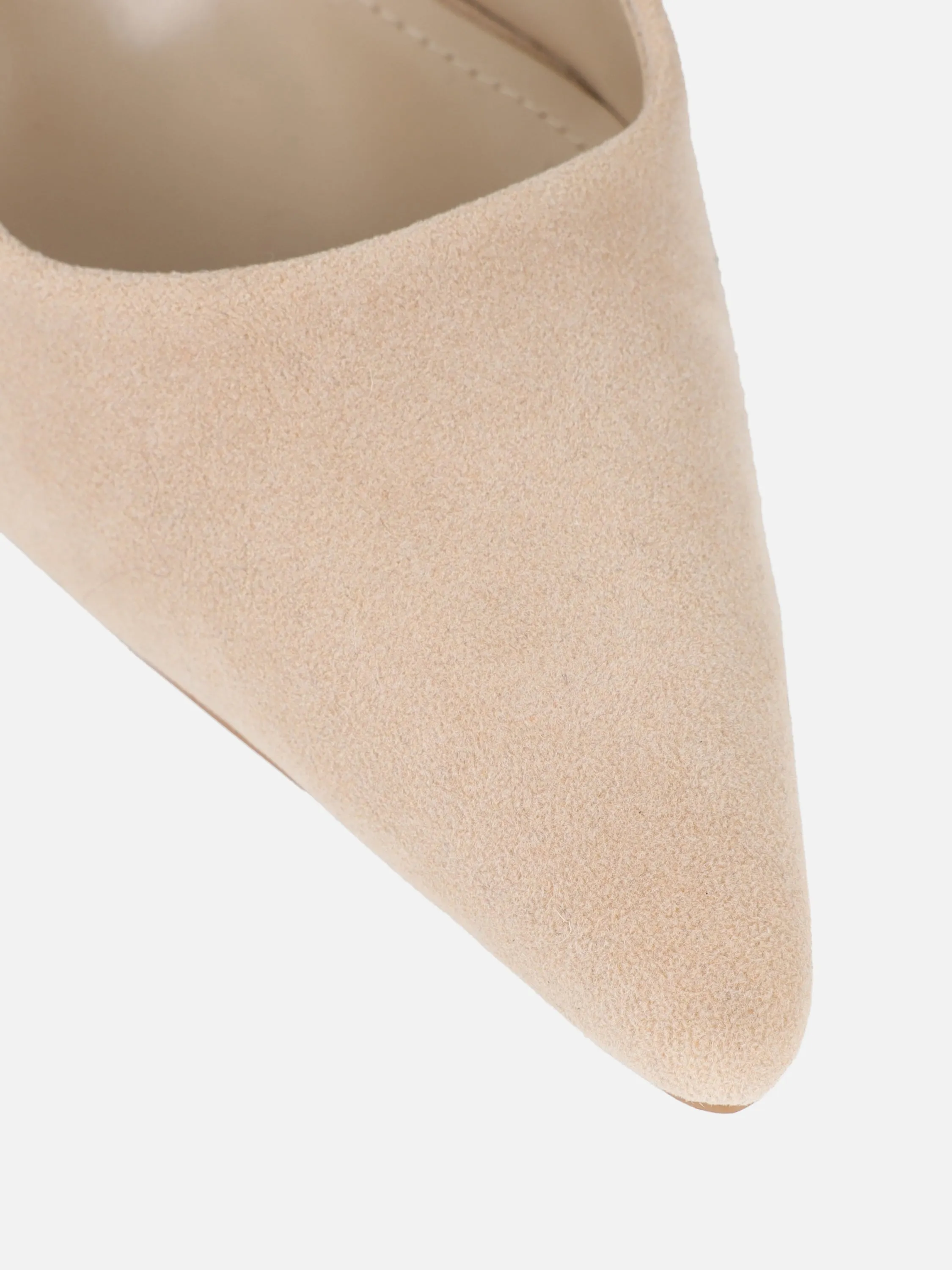 Emarra Beige Suede Slingback Court Shoes sold by Simmi London product image thumbnail 4