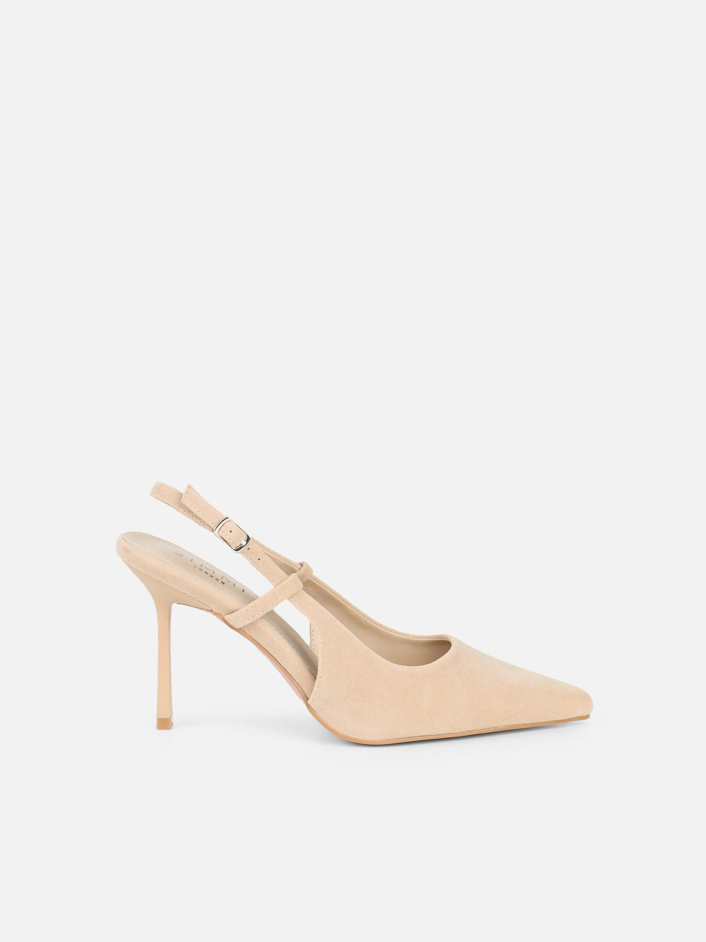 Emarra Beige Suede Slingback Court Shoes sold by Simmi London product image thumbnail 2