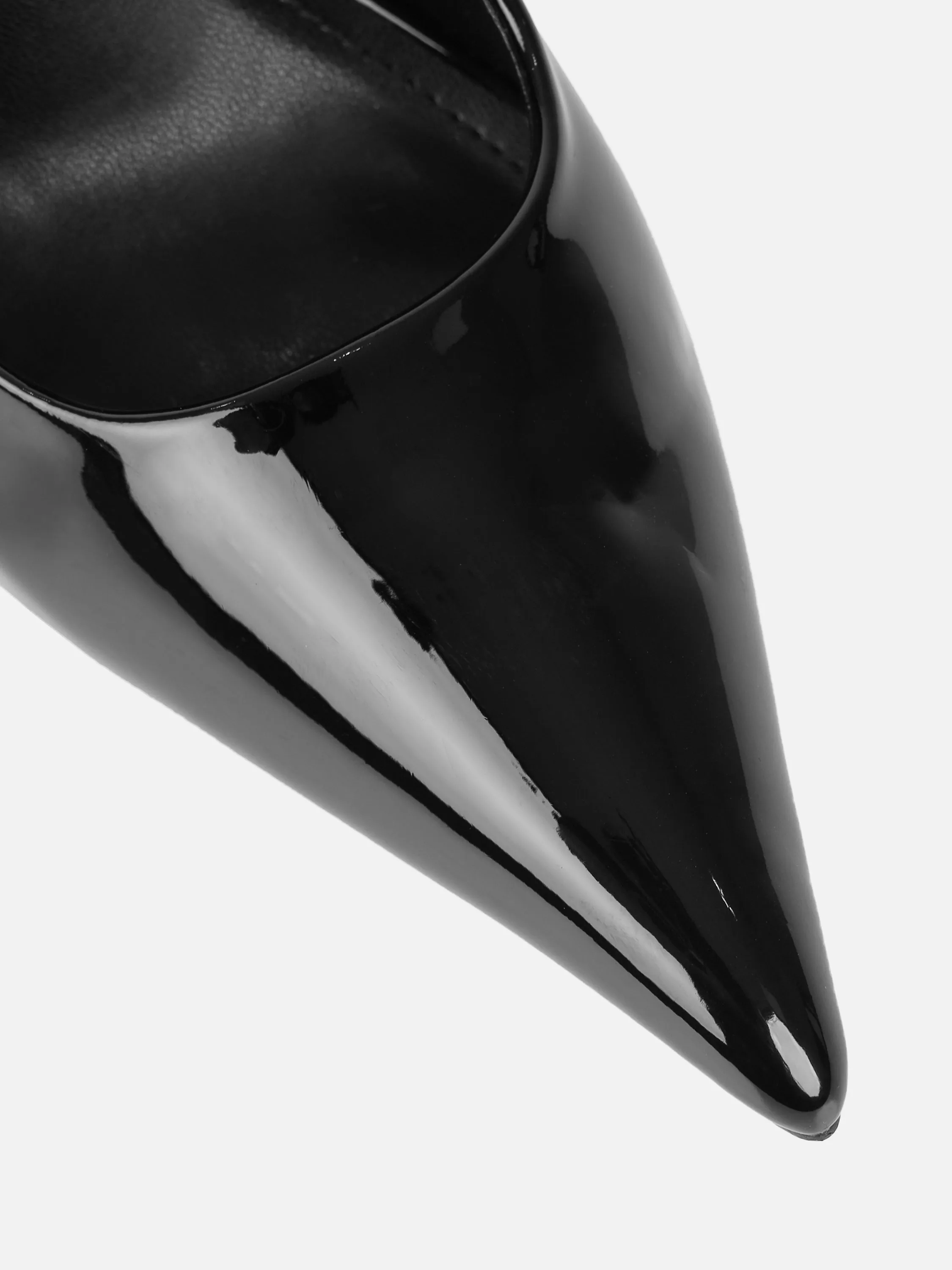 Alez Black Patent Court Shoes sold by Simmi London product image thumbnail 4