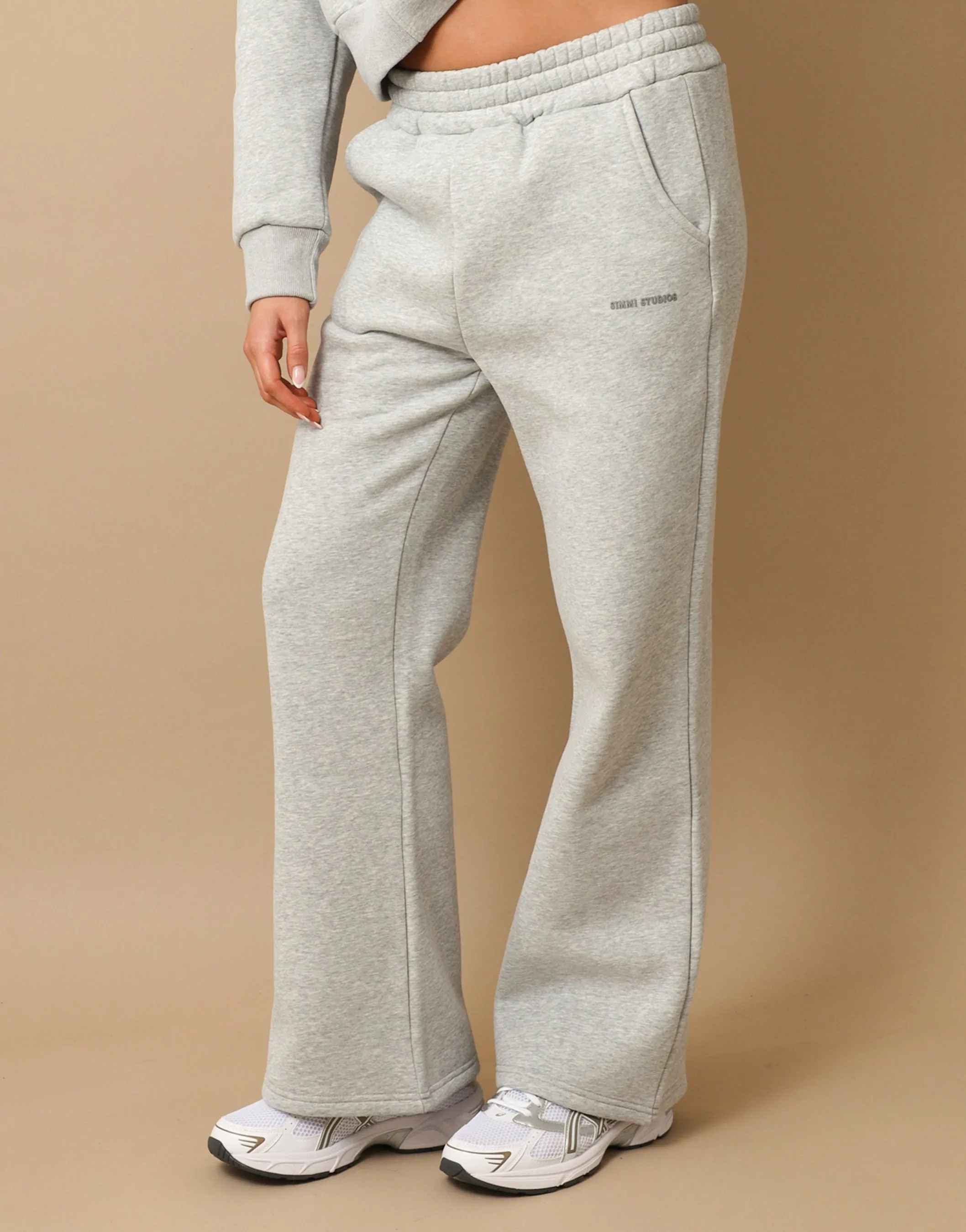 Colby Simmi Studios Essentials Joggers In Grey Marl sold by Simmi London product image thumbnail 3