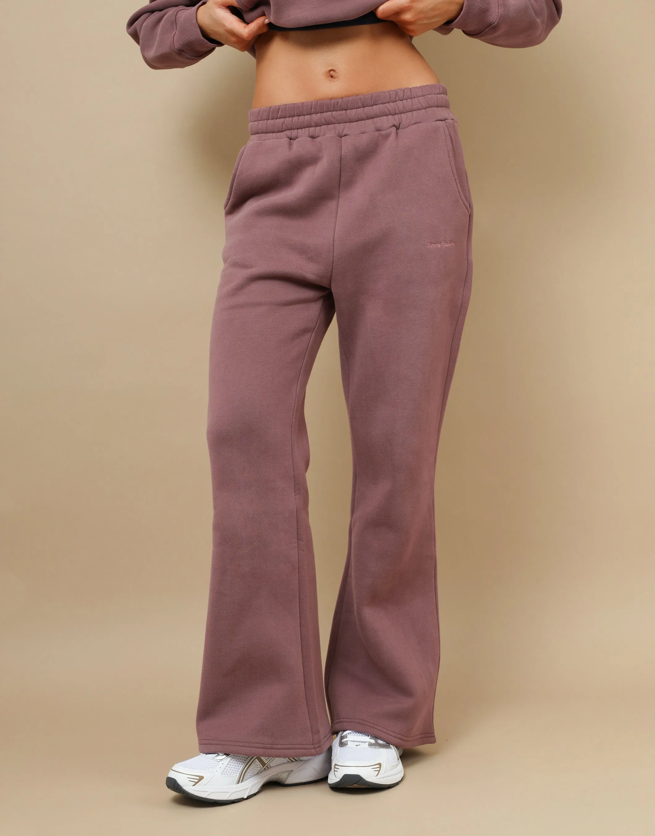 Maia Simmi Studios Essentials Joggers In Mauve sold by Simmi London product image thumbnail 2