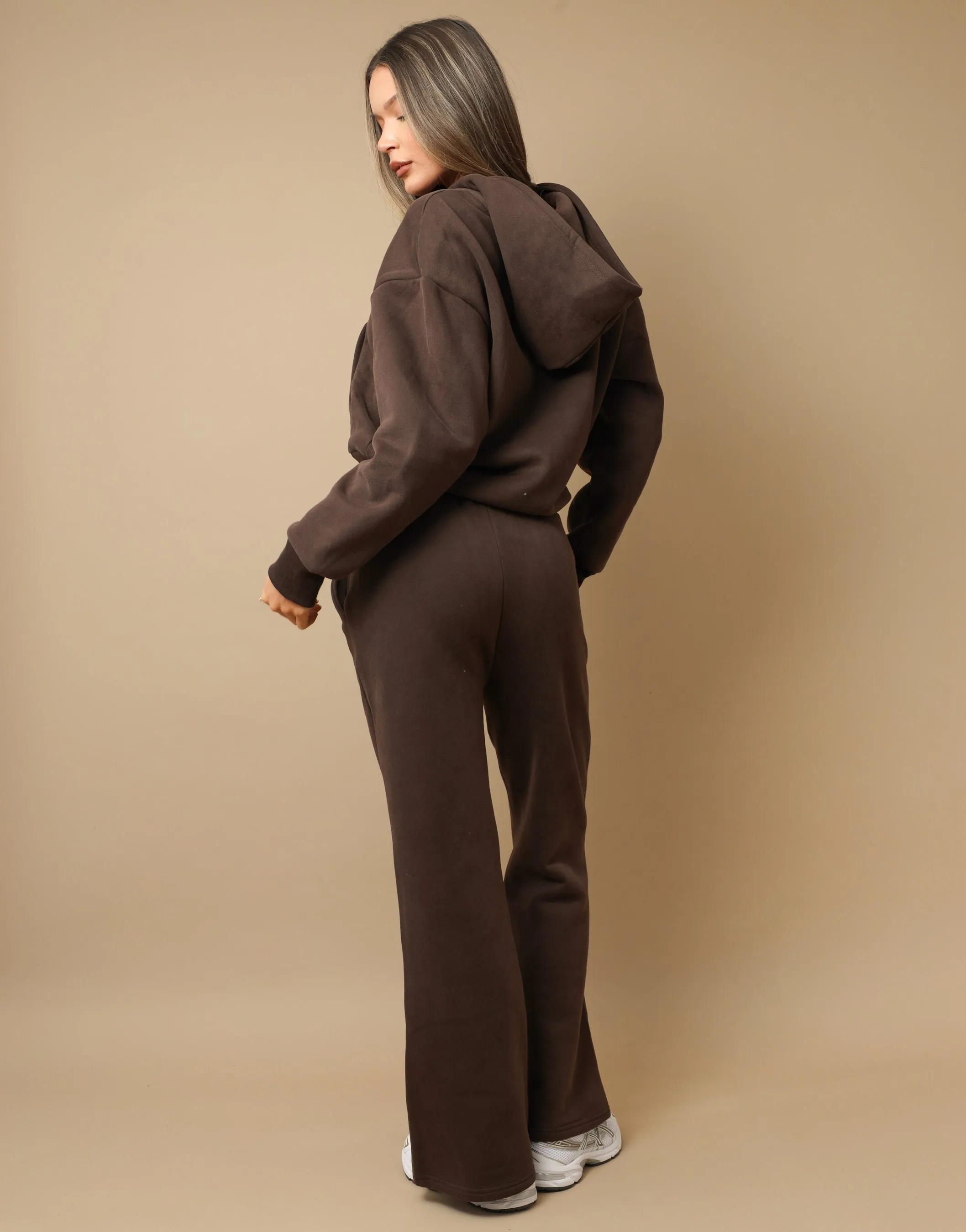 Nova Simmi Studios Essentials Zip Through Hoodie In Brown sold by Simmi London product image thumbnail 4