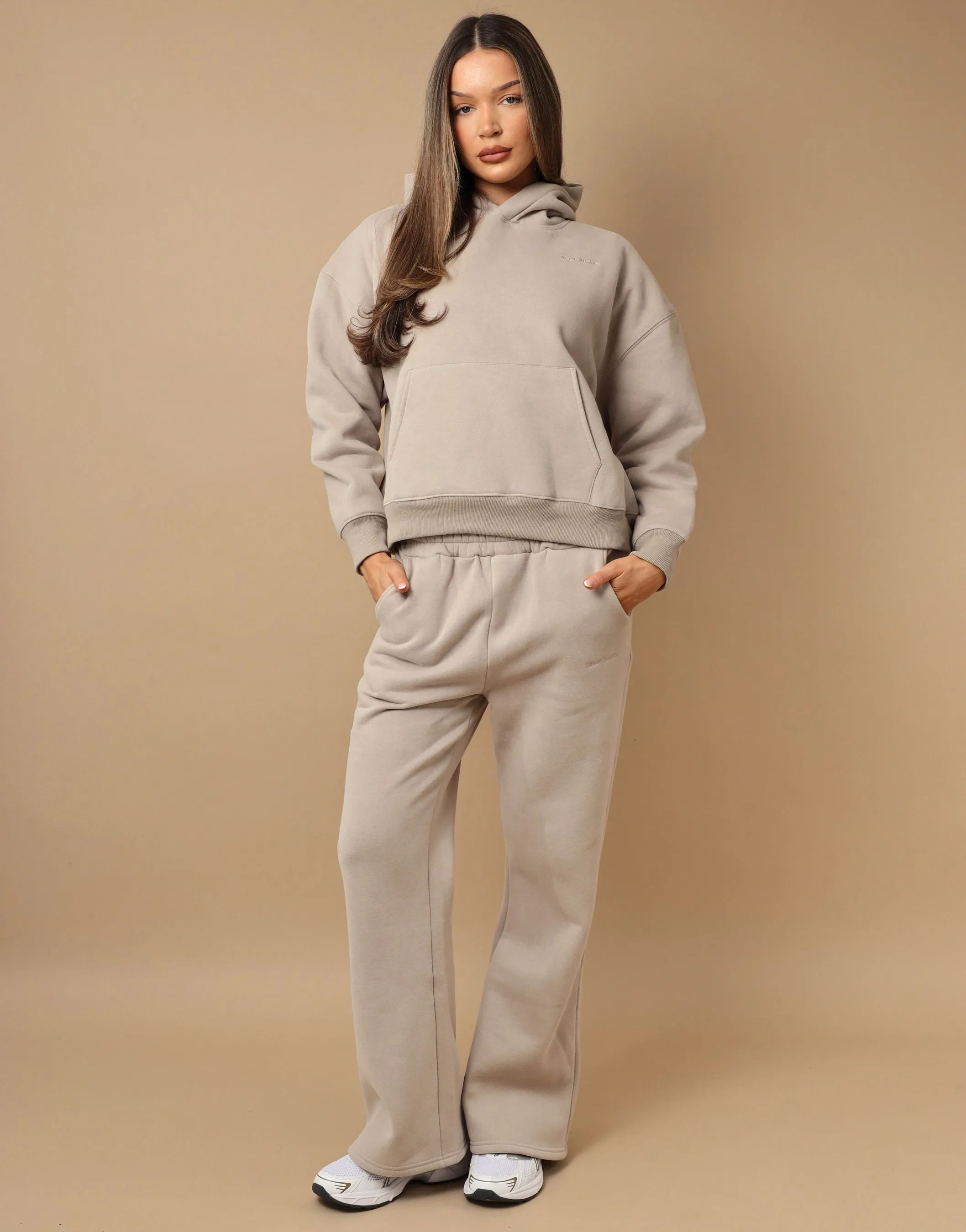 Maia Simmi Studios Essentials Joggers In Stone sold by Simmi London
