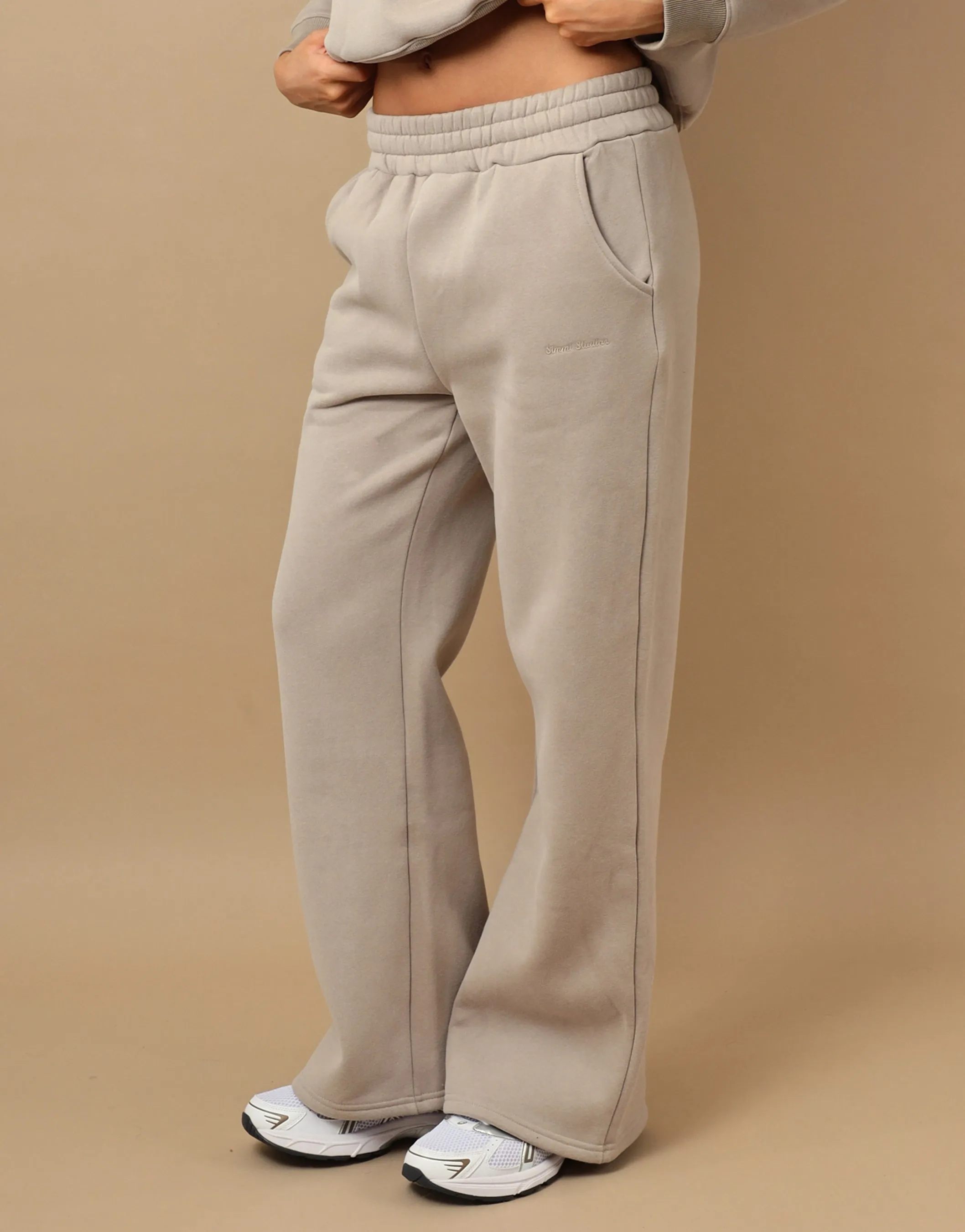 Maia Simmi Studios Essentials Joggers In Stone sold by Simmi London product image thumbnail 3