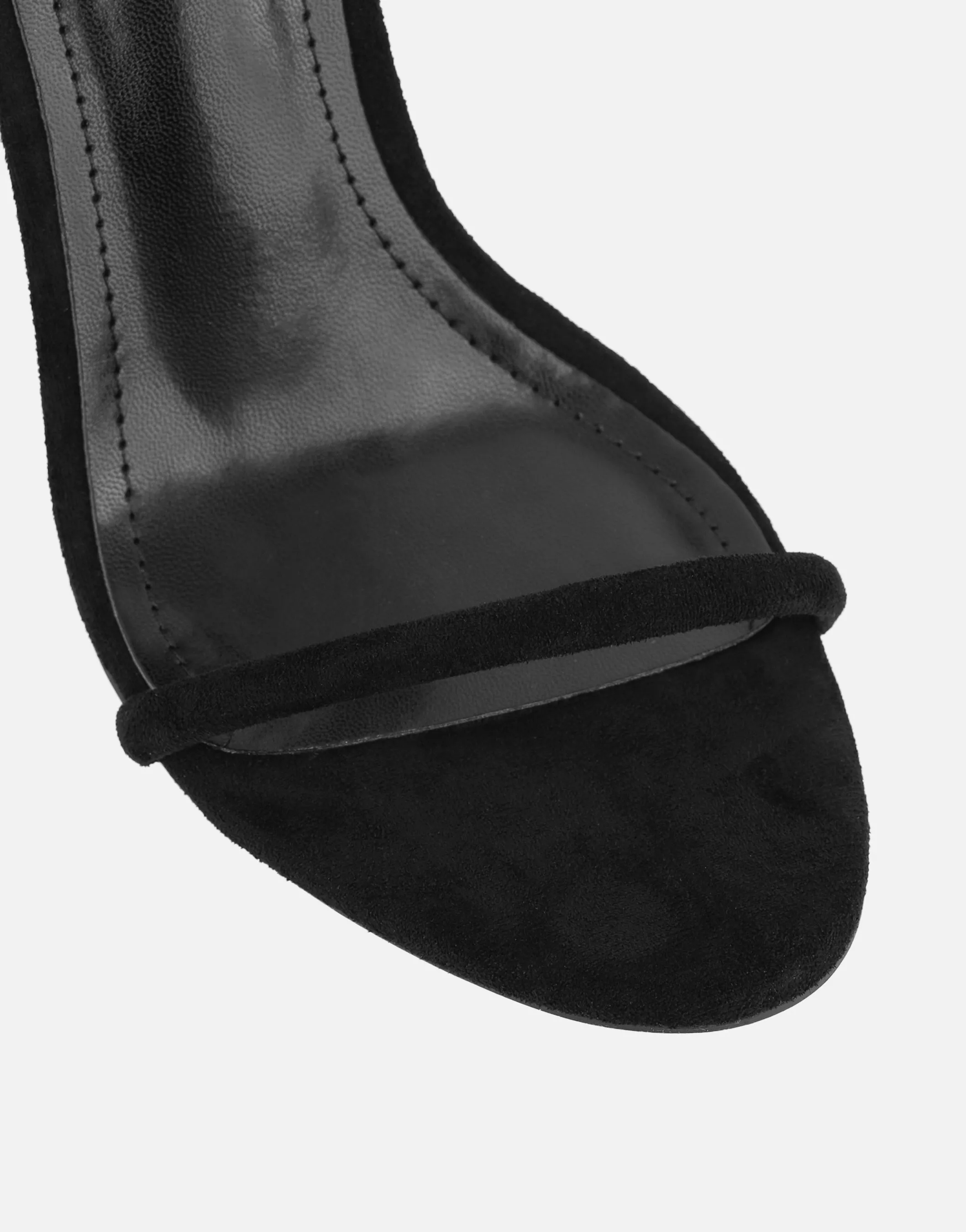 Amari Black Suede Barely There Heeled Sandals sold by Simmi London product image thumbnail 4
