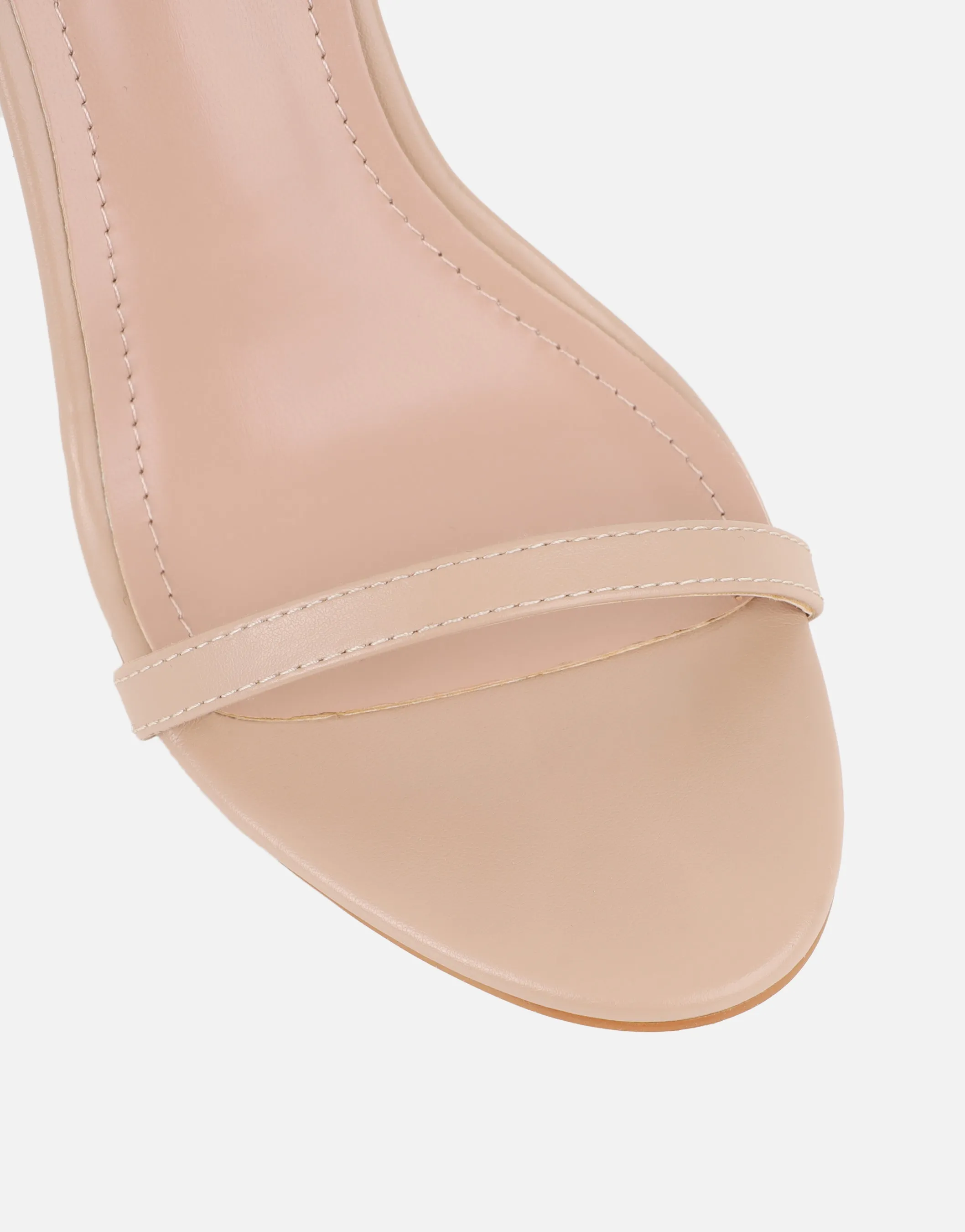 Gabby Nude Barely There Heeled Sandals sold by Simmi London product image thumbnail 4