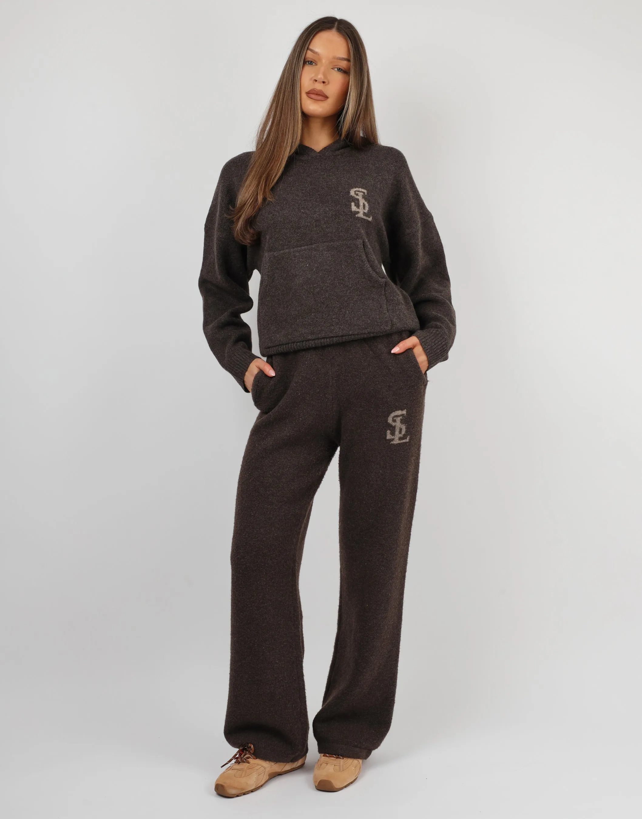 Mari Simmi Studios Knitted Hoodie In Teddy sold by Simmi London product image thumbnail 2