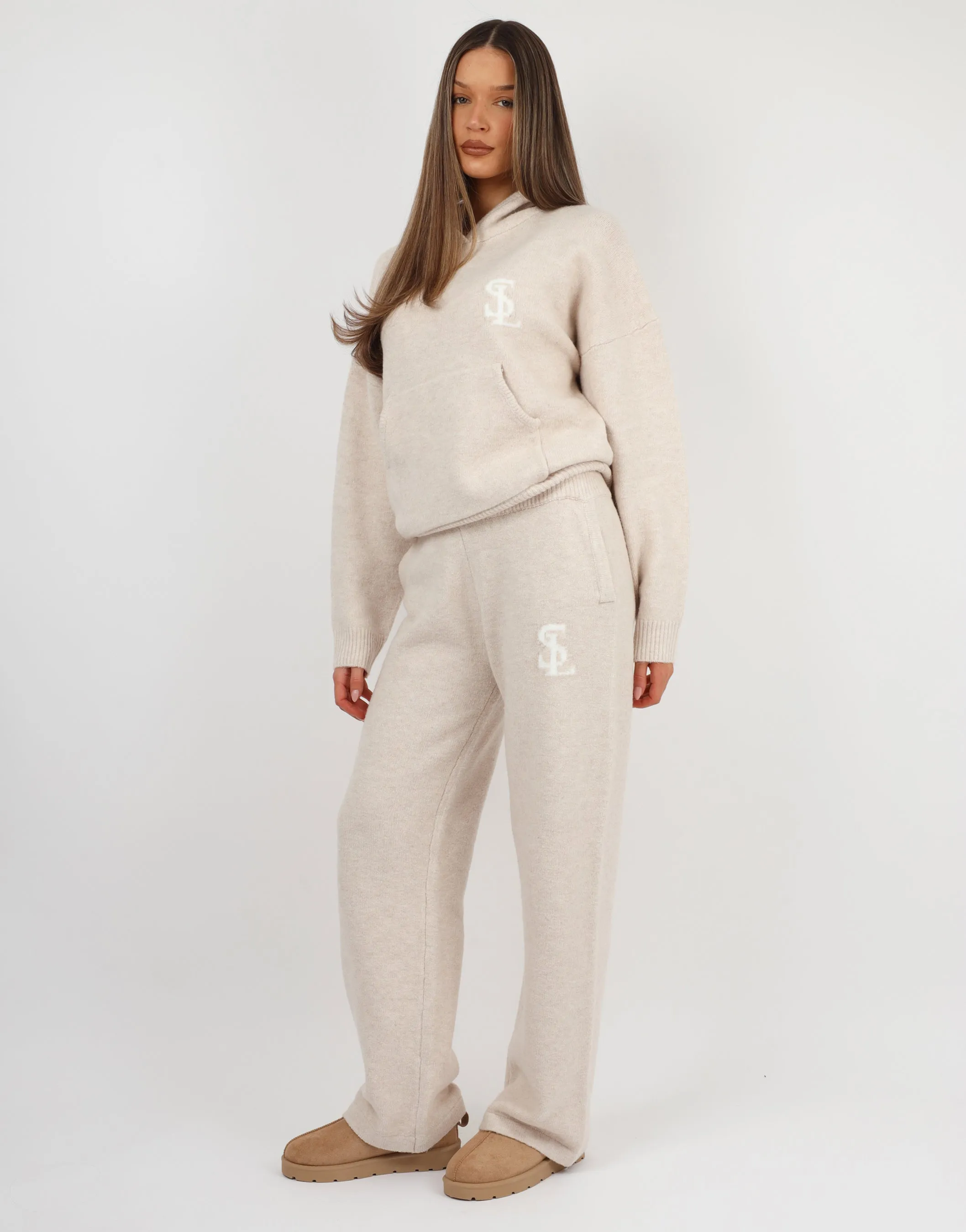 Mari Simmi Studios Knitted Hoodie In Cream sold by Simmi London product image thumbnail 3