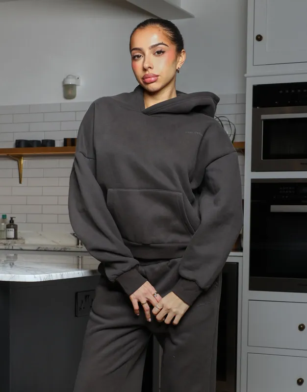 Maisy Simmi Studios Essentials Hoodie in Dark Grey sold by Simmi London