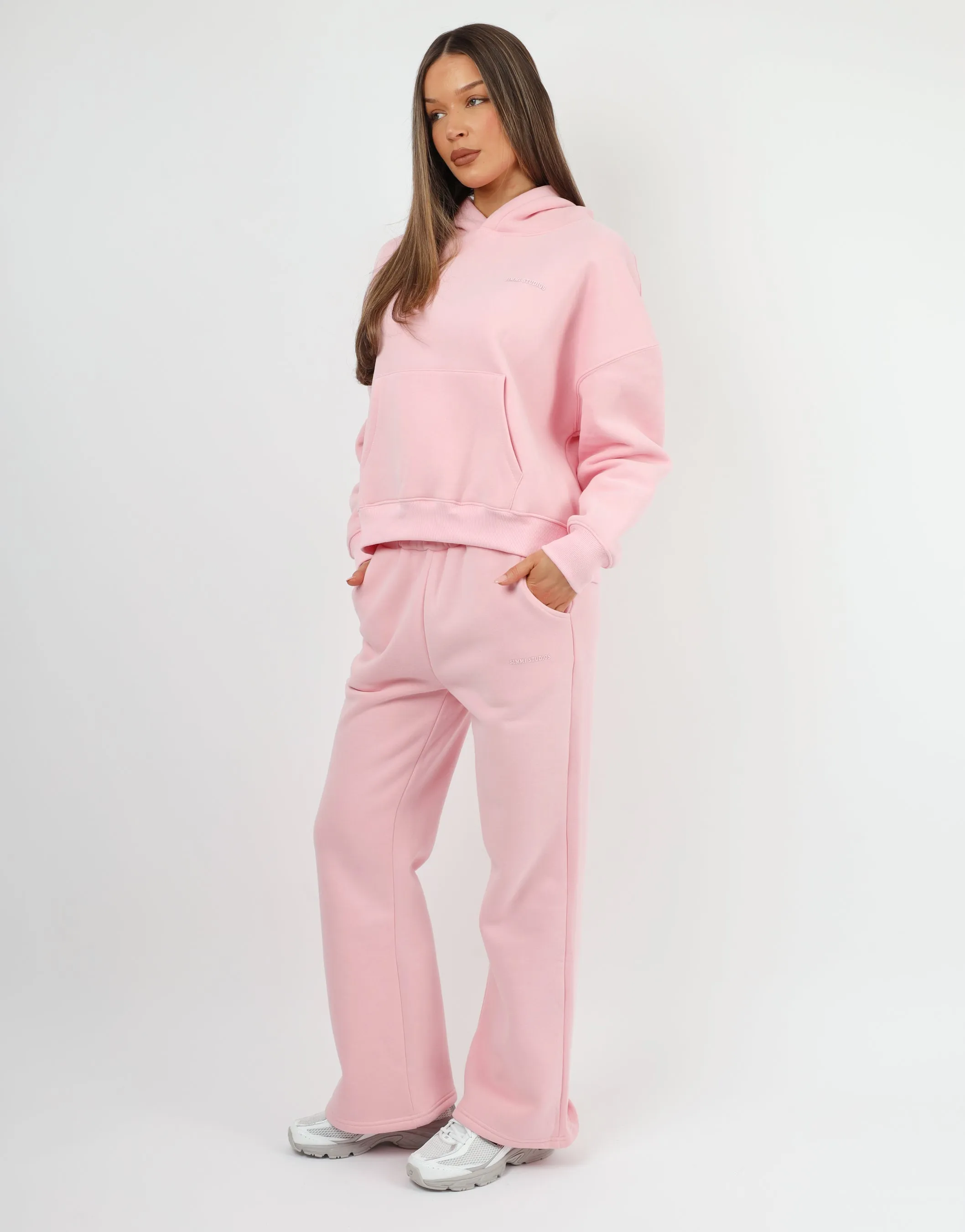 Maisy Simmi Studios Essentials Hoodie In Pink sold by Simmi London product image thumbnail 4