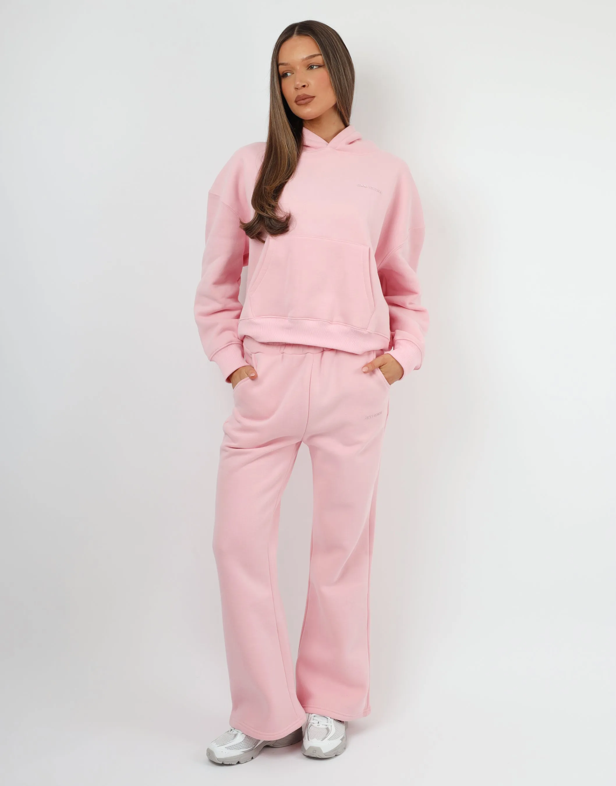 Maisy Simmi Studios Essentials Hoodie In Pink sold by Simmi London product image thumbnail 3