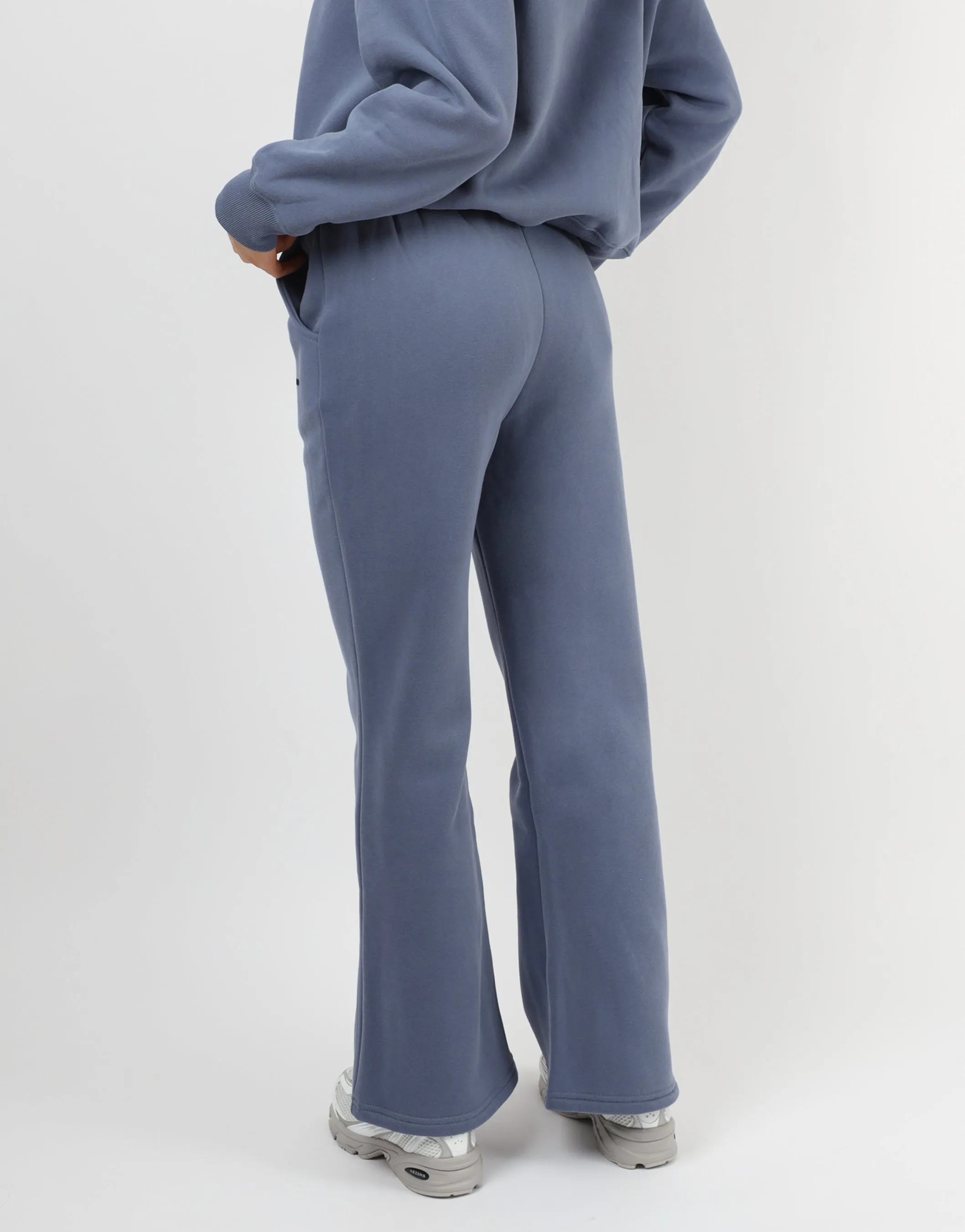 Maddie Simmi Studios Essentials Flared Joggers in Blue sold by Simmi London product image thumbnail 3
