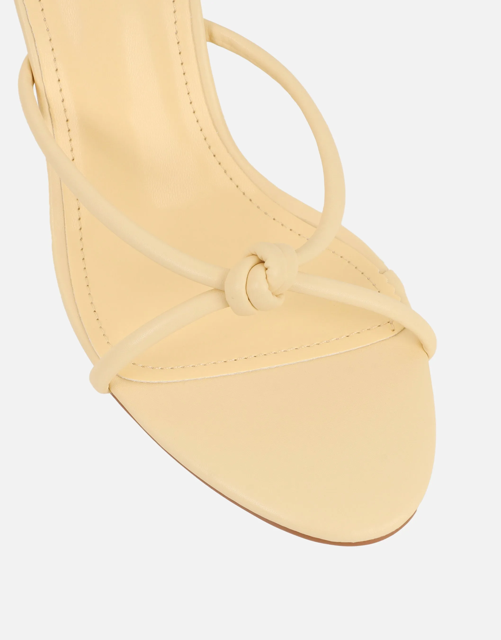Tapioca Yellow Knot Detail Mules sold by Simmi London product image thumbnail 4