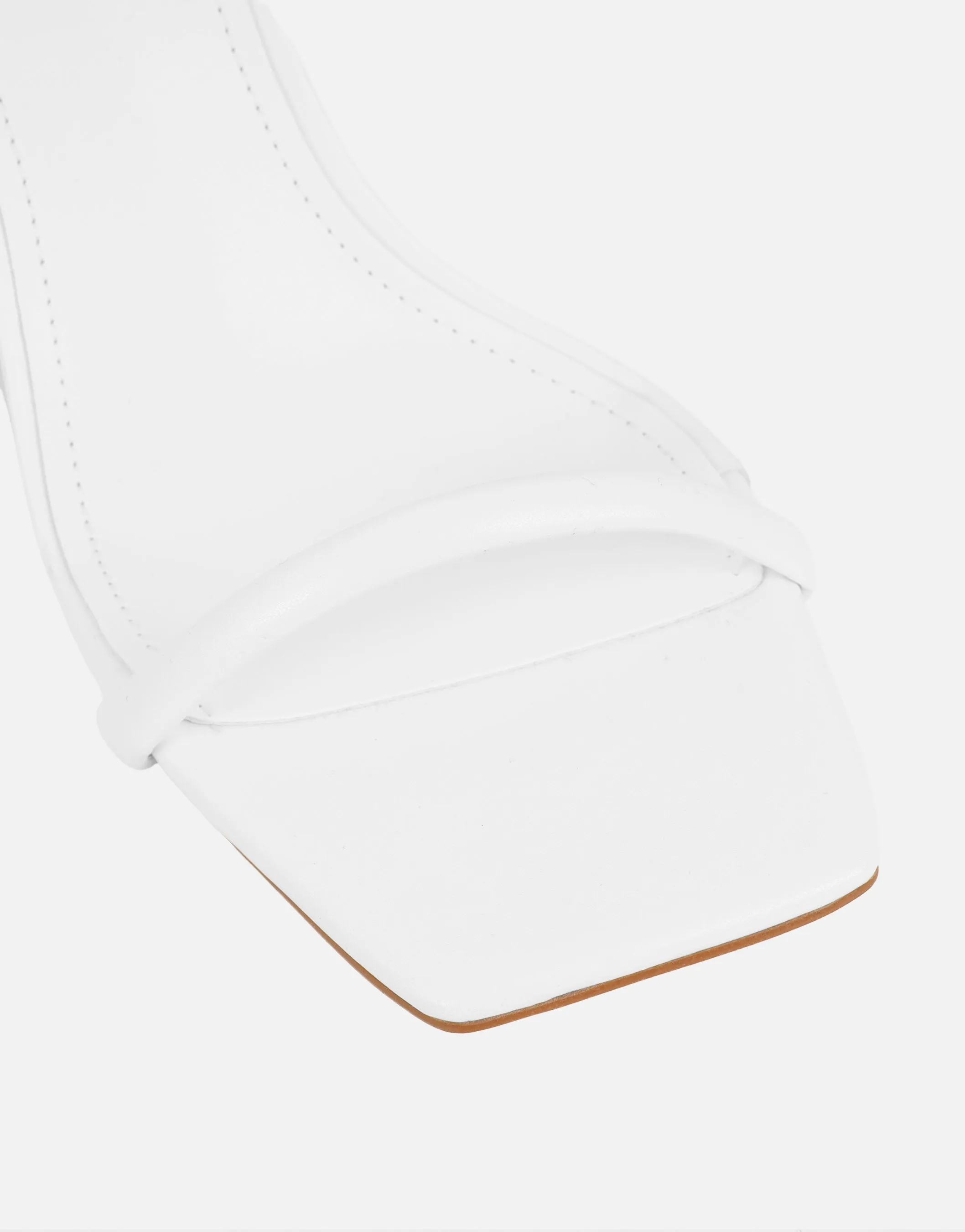 Citra White Strappy Block Heeled Sandals sold by Simmi London product image thumbnail 4