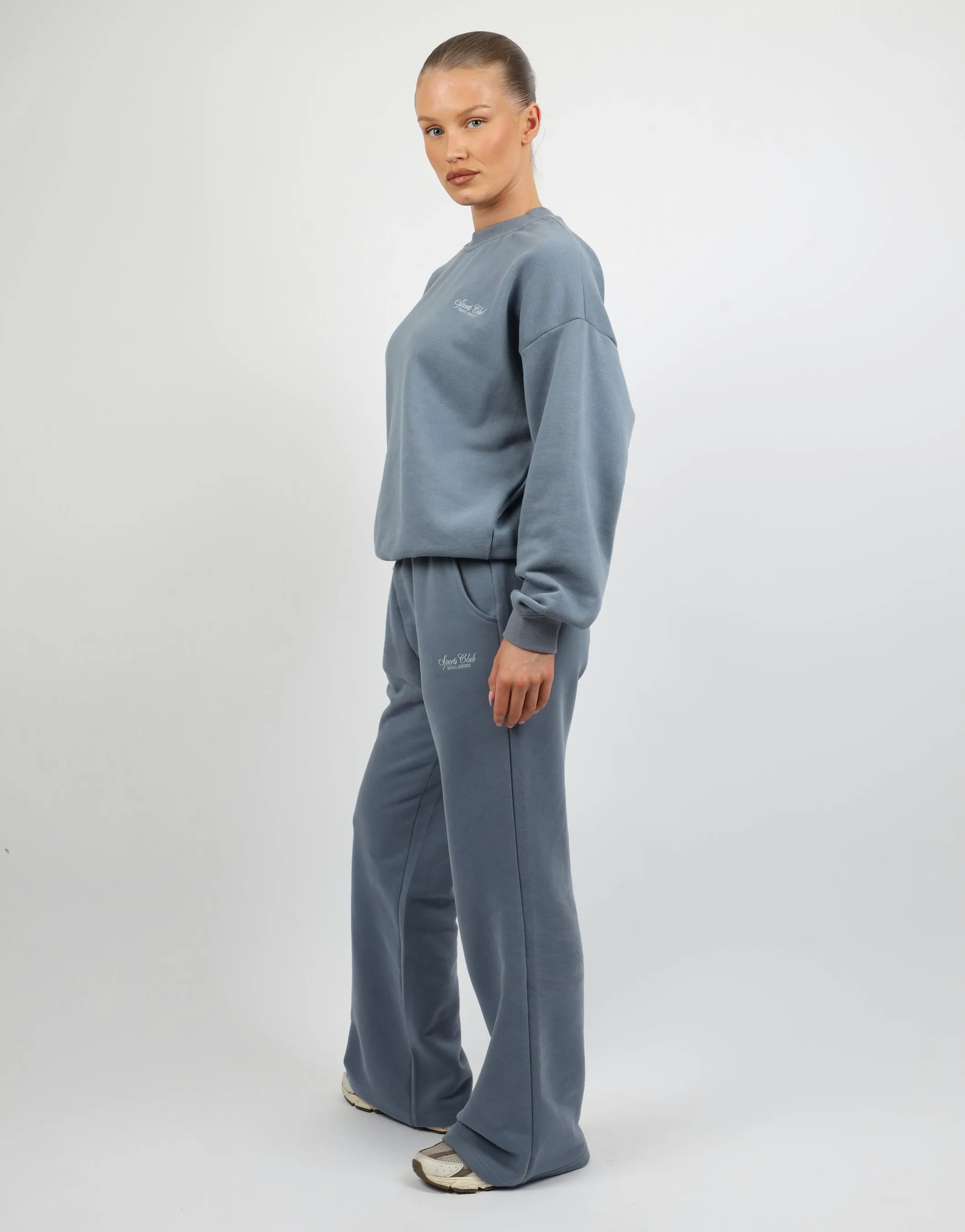 Sola Simmi Studios Embroidered Logo Joggers In Blue sold by Simmi London product image thumbnail 2