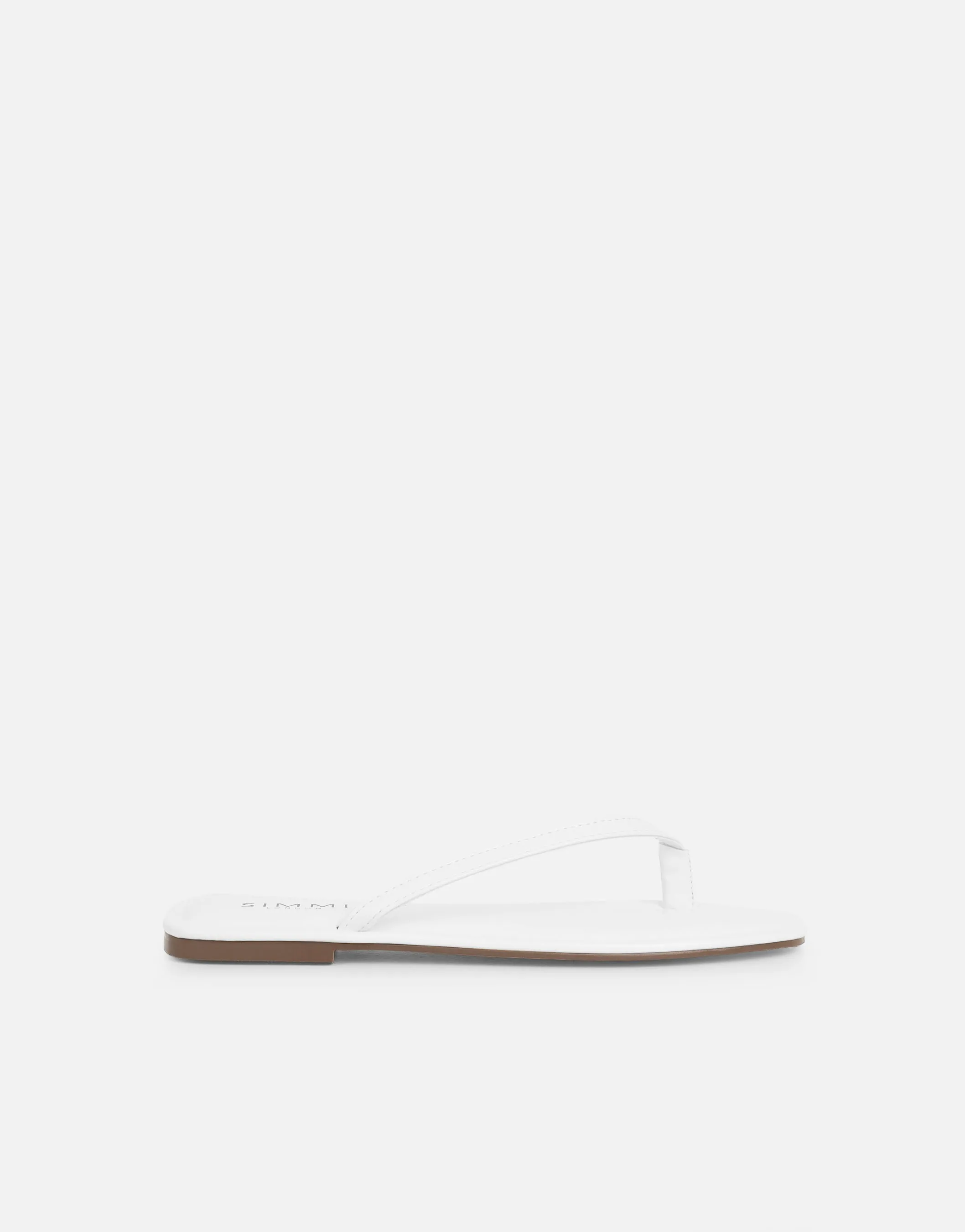 Kima White Flat Sandals sold by Simmi London product image thumbnail 2