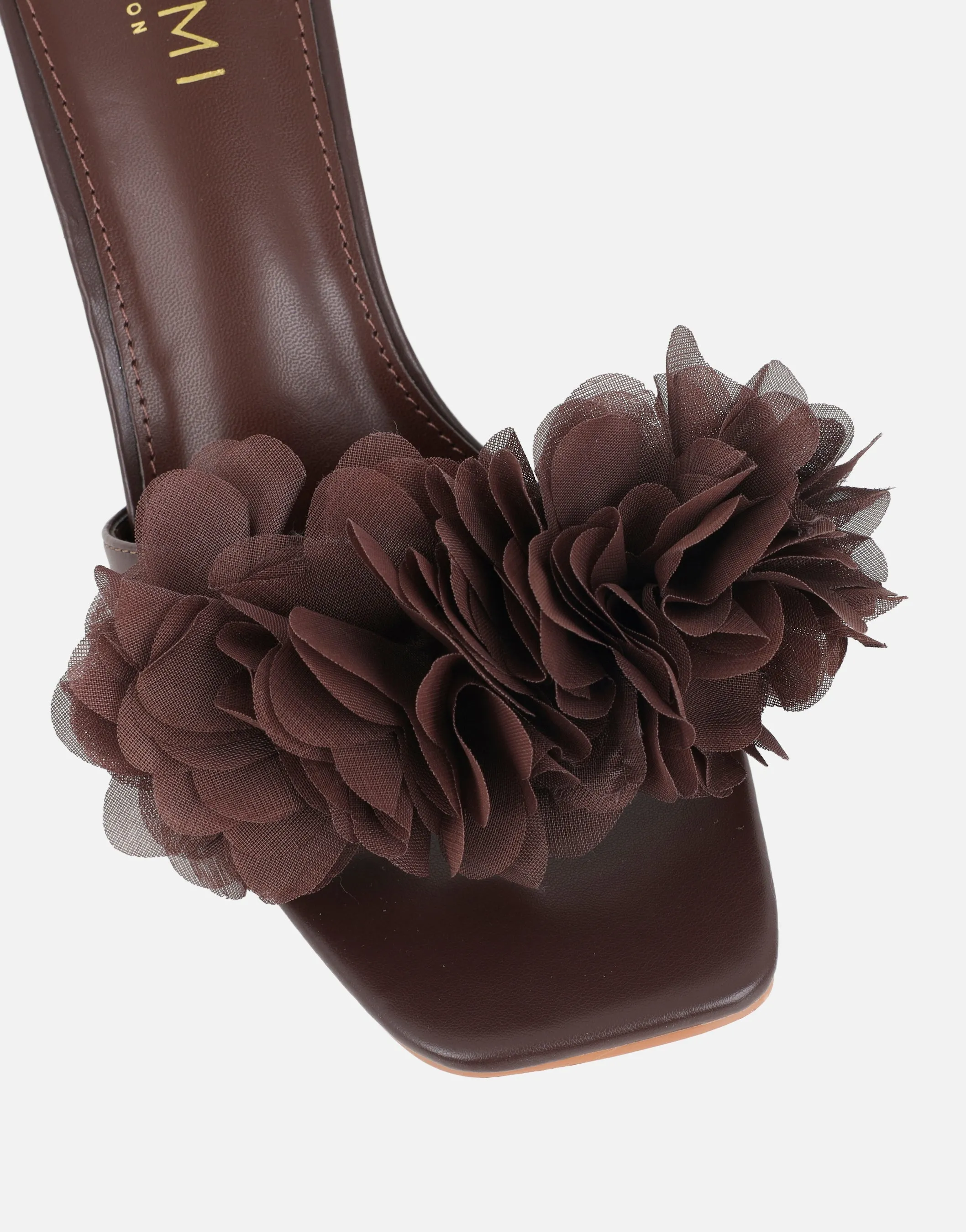 Kaz Brown Petail Detail Mules sold by Simmi London product image thumbnail 5