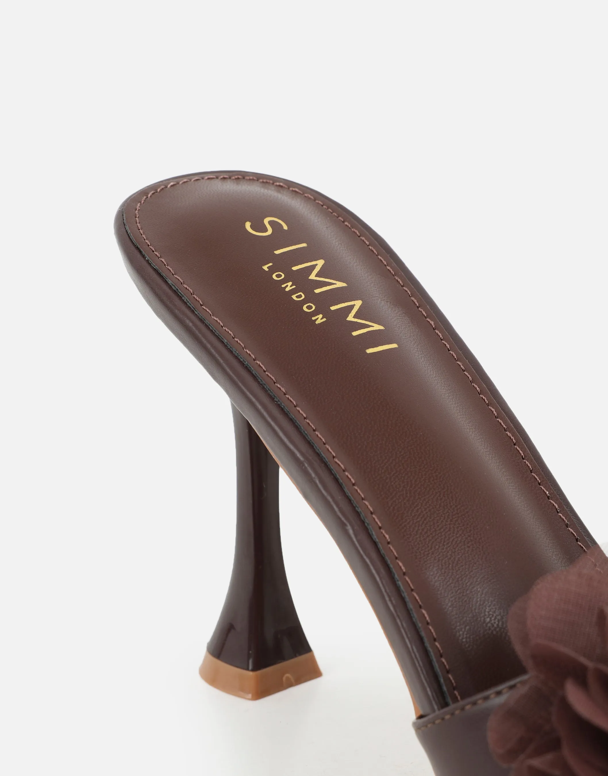 Kaz Brown Petail Detail Mules sold by Simmi London product image thumbnail 4
